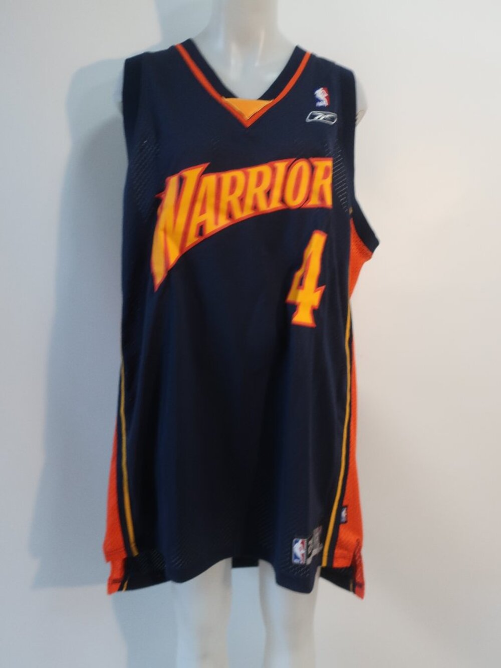 NWI Mens NBA Reebok Blue (Item-26) Derek Fisher Golden Gate Warriors Jersey 2XL